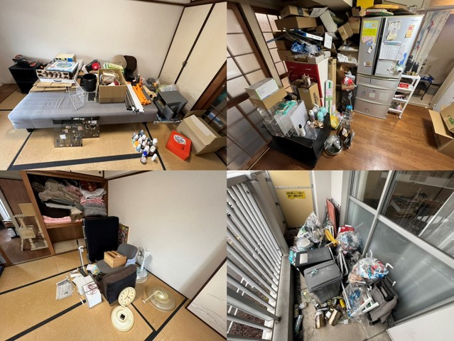 名古屋市西区S様の空き家の片付けで3DK残置物撤去画像